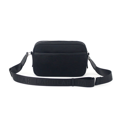 LAPOLAR Fashion Simple Leisure Shoulder Bag Portable Oxford Material Wear Resistant Business Travel Men's Crossbody Bag