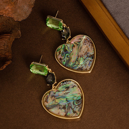 French Light Luxury Fantasy Deep Sea Shell Earrings
