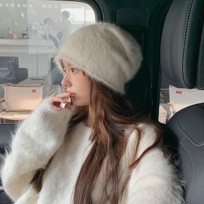 Abbit Fur Hat New Winter Warm Wool Hat