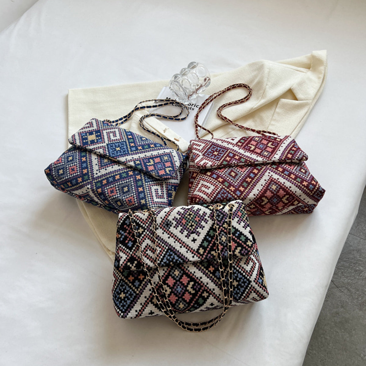 Single Shoulder Underarm Bag Casual Small Square Bag
