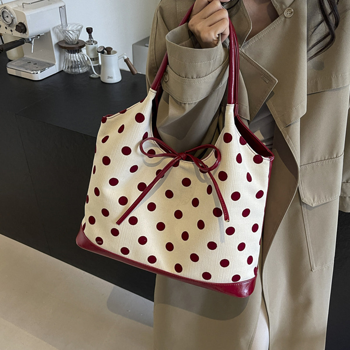 Retro Casual Tote Bag Large Capacity Women Bag