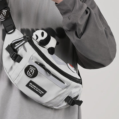 Large Capacity Cycling Waist Bag Messenger Bag