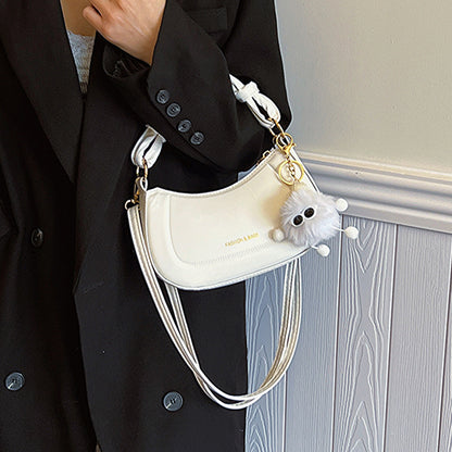 Ladies French Handbags Single Shoulder Saddle Bag