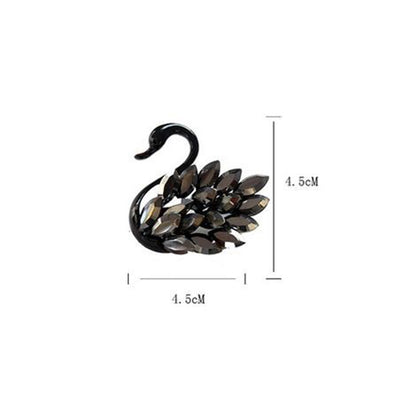 Black Swan High-end Clothing Accessories Brooch