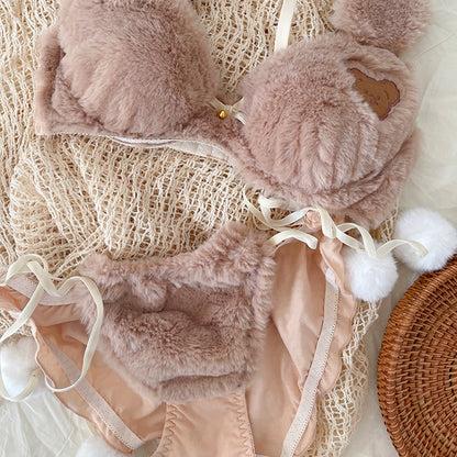 Girls Underwear Cute Anime Cartoon Bear Bar