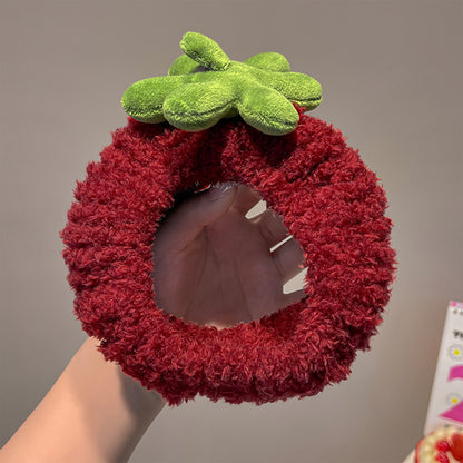 Cute Strawberry Headband Face Wash Headband
