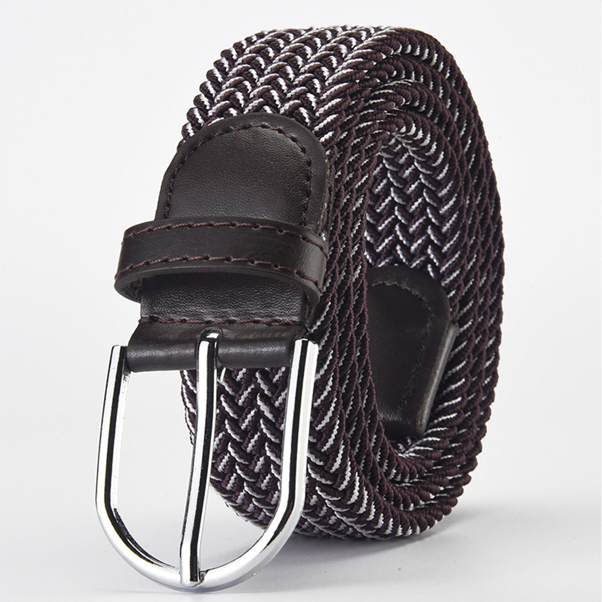 Woven Elastic Casual Men's Belt