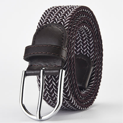 Woven Elastic Casual Men's Belt