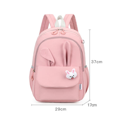 Elementary School Student Backpack with Rabbit Ears