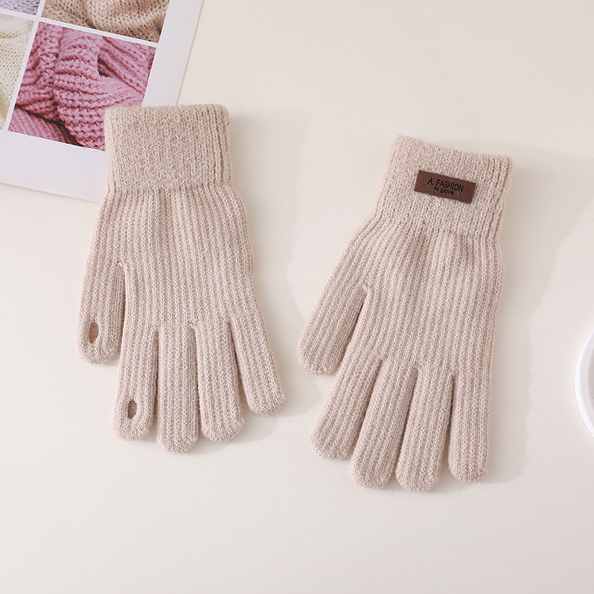 Winter Cycling Warm Plush Touch Screen Gloves