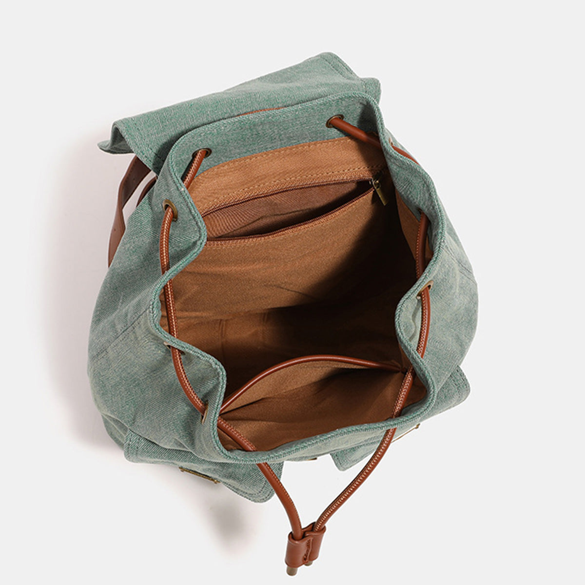 Washed Denim Commuter Backpack