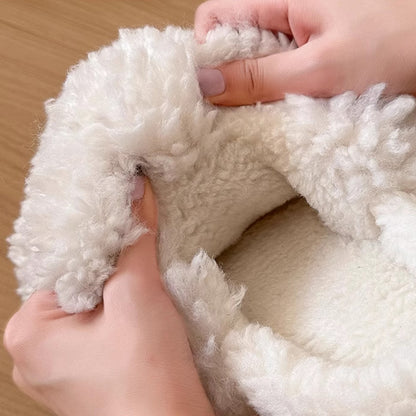 Lamb Cotton Slippers Cute Cartoon Slippers for Winter