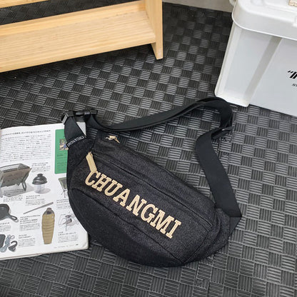 Men's Messenger Bag Letter Shoulder Bag