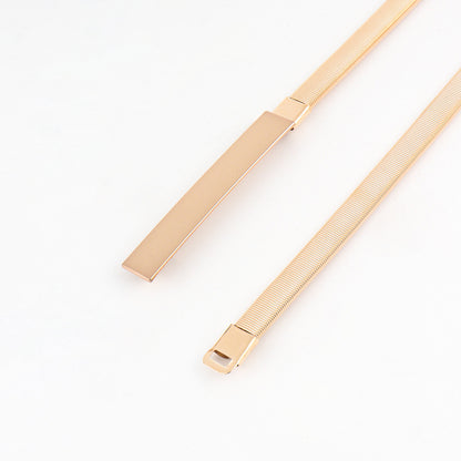 Spring Chain Fashion Korean Style Metal Elastic Waist Chain
