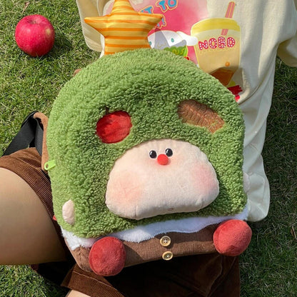 Apple Tree Schoolbag Cartoon Girl Doll Backpack
