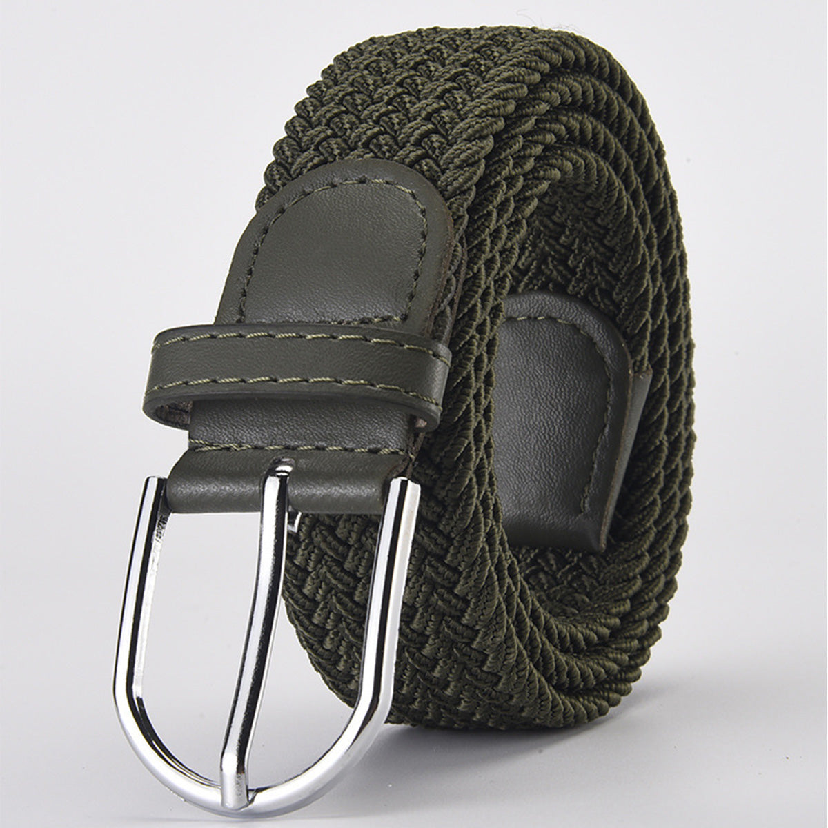 Woven Elastic Casual Men's Belt