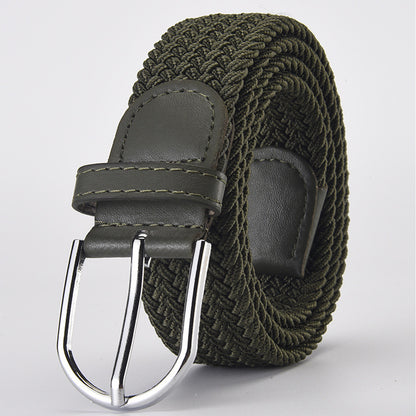 Woven Elastic Casual Men's Belt