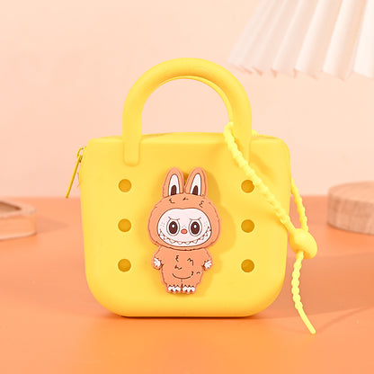 Cute cartoon silicone coin pocket coin purse