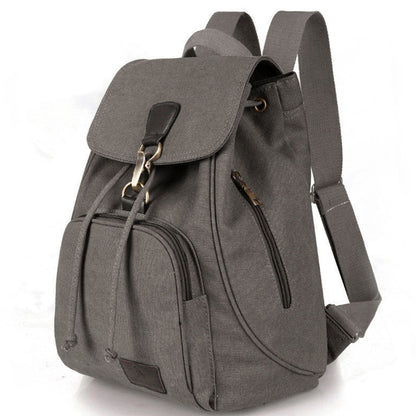 Retro Trendy Girls Outdoor Canvas Backpack