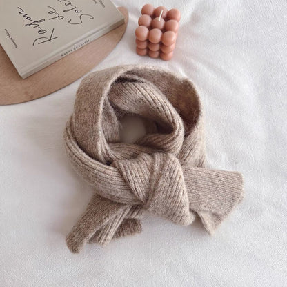 Children's Warm Wool Knitted Scarf