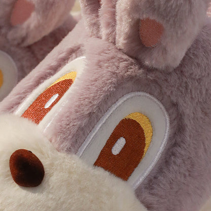Cute Rabbit Cotton Slippers Indoor Home Warm Cartoon Slippers