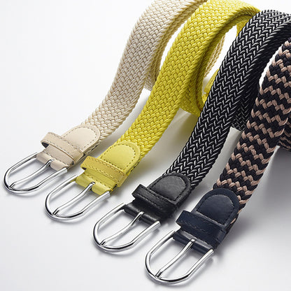 Woven Elastic Casual Men's Belt