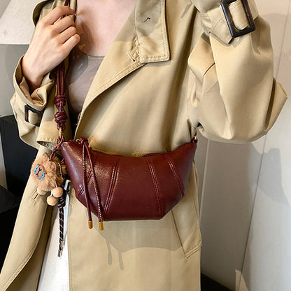 Casual Retro Bag Women 2025 Messenger Bag Commuter Croissant Bag
