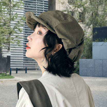 Japanese Style Literary Hat for Women Retro Beret