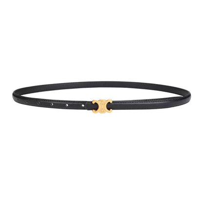 Women's Double C Smooth Buckle Belt