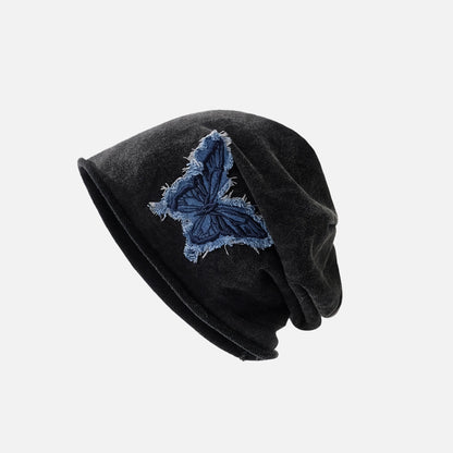 Korean Casual Denim Butterfly Hat