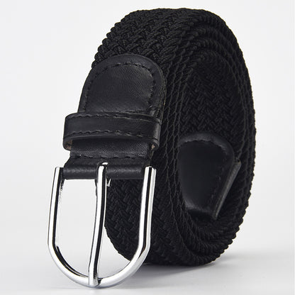 Woven Elastic Casual Men's Belt