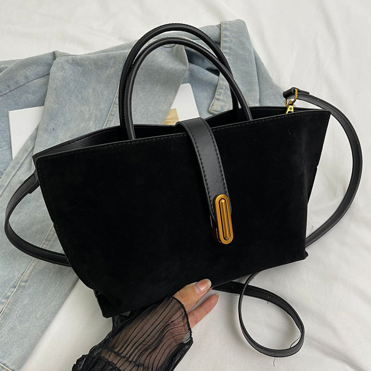Large Capacity Women Commuter Tote Bag