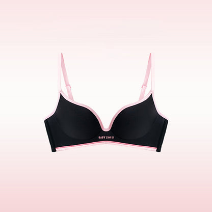Colorful Jumping Girl Seamless Bra