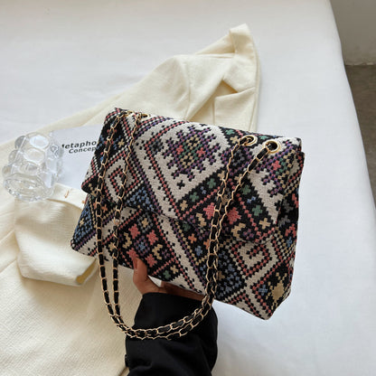 Single Shoulder Underarm Bag Casual Small Square Bag