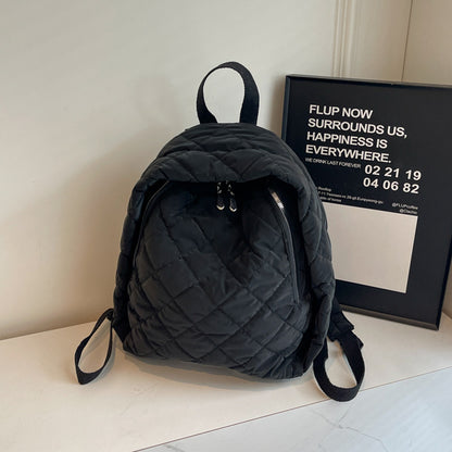 Fashionable Fashionable Cotton-Padded Lightweight Backpack