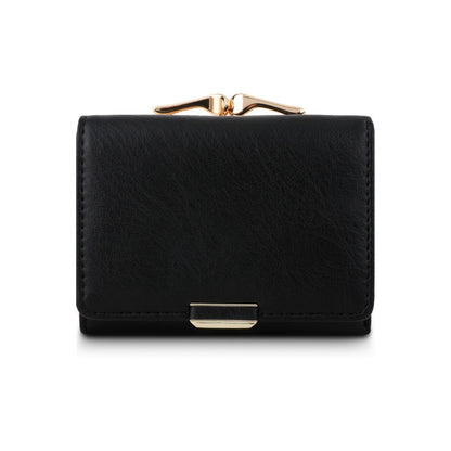High-Grade Leather Creative Handmade Ladies Short Wallet