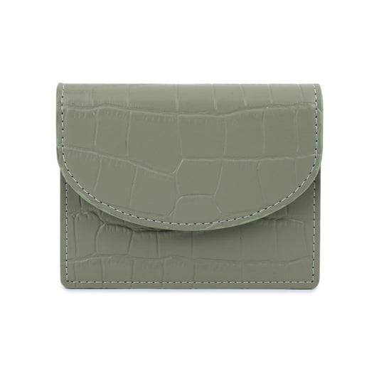 Crocodile Pattern Women Ultra-thin Card Holder