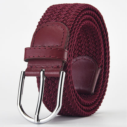 Woven Elastic Casual Men's Belt