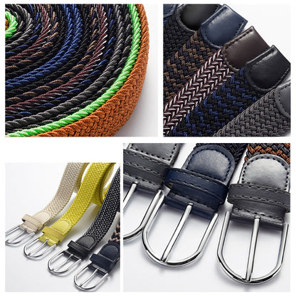 Woven Elastic Casual Men's Belt