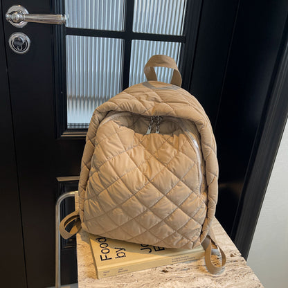Fashionable Fashionable Cotton-Padded Lightweight Backpack