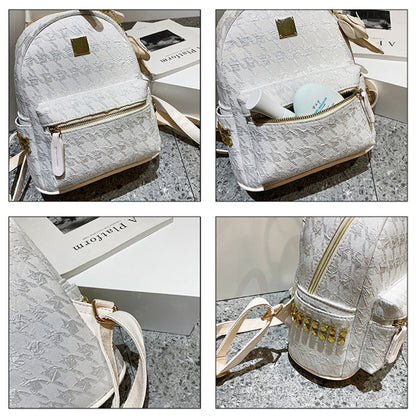 Fashion Niche Backpack Cute Pendant Commuter Backpack