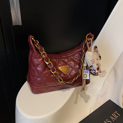 One-Shoulder Crossbody Underarm Chain Bag
