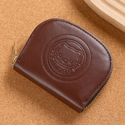 Cute Cat Bag Cartoon Zipper Clutch Bag