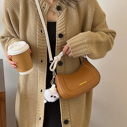Ladies French Handbags Single Shoulder Saddle Bag