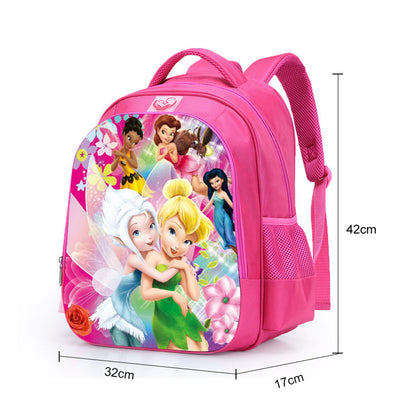 Primary School Girl Schoolbag Princess Barbie Cartoon Backpack