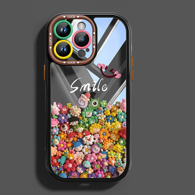 iPhone 16pro Cute Colorful Doll Mobile Phone Case