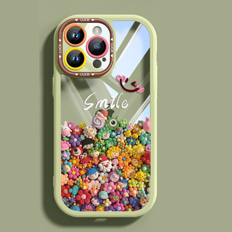 iPhone 16pro Cute Colorful Doll Mobile Phone Case