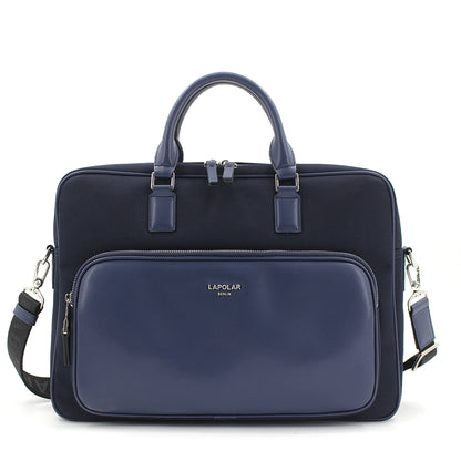 LAPOLAR Bsci Manufacturer High Quality Leather Laptop Bag for Men