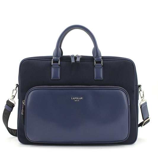 LAPOLAR Bsci Manufacturer High Quality Leather Laptop Bag for Men