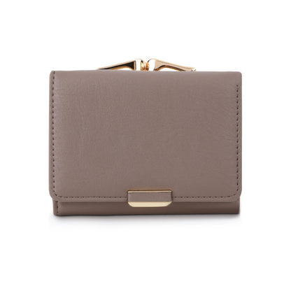 High-Grade Leather Creative Handmade Ladies Short Wallet